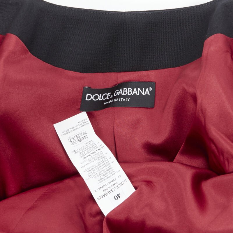Dolce & Gabbana Nappa Belted Coat - Image 14