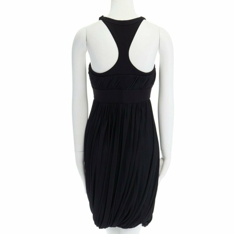 Versace Draped Cocktail Dress - Side view