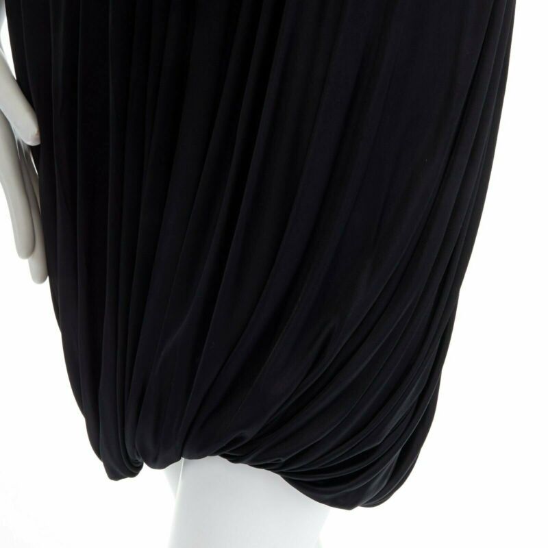 Versace Draped Cocktail Dress - Image 10