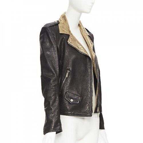 Faith Connexion Metallic Moto Jacket - 4
