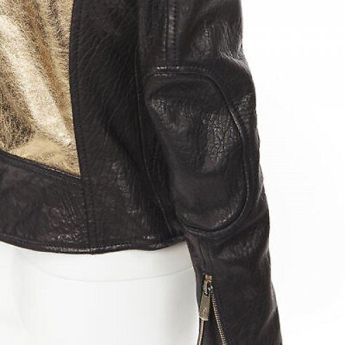 Faith Connexion Metallic Moto Jacket - Image 11