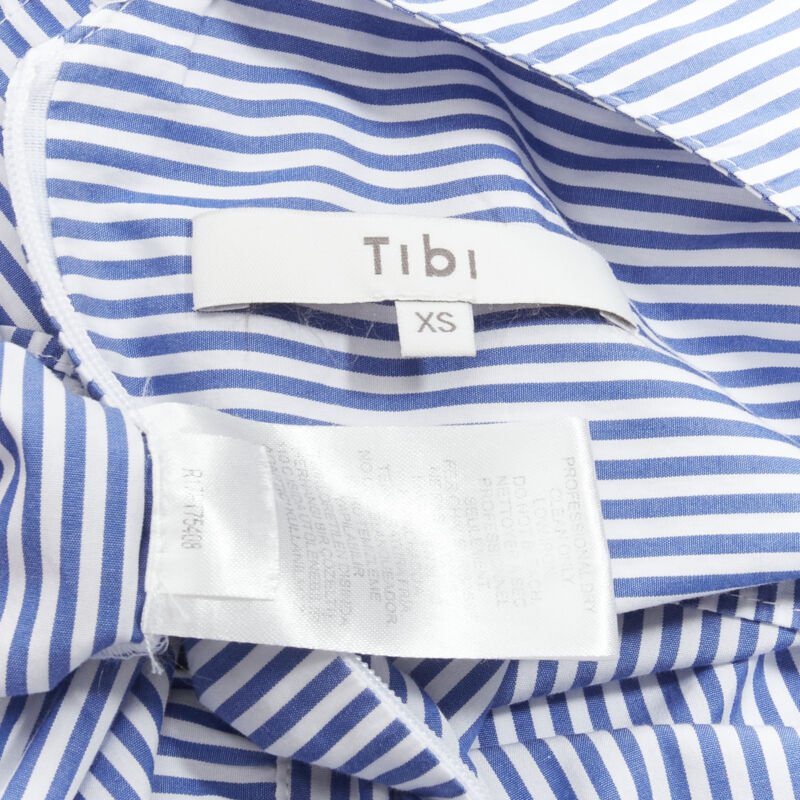 Tibi Striped Bell Top - Image 10