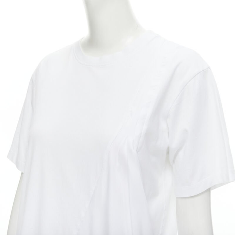 Victoria Beckham Asymmetric Insert Tee - Detail 2