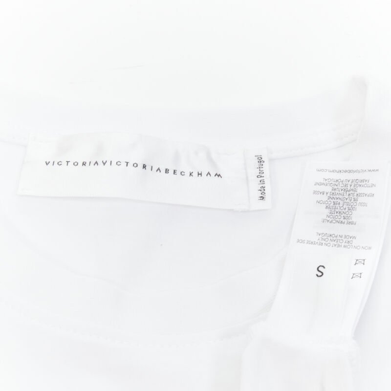 Victoria Beckham Asymmetric Insert Tee - Image 10