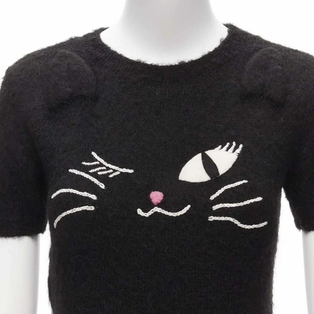 Moschino Winking Cat Sweater Black Never worn - Back View