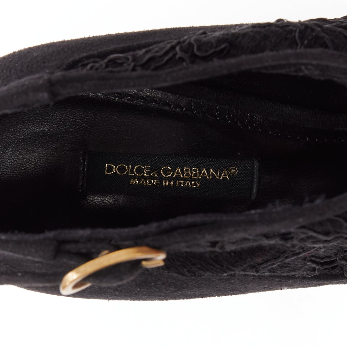 Dolce & Gabbana Floral Lace High Booties - Image 11