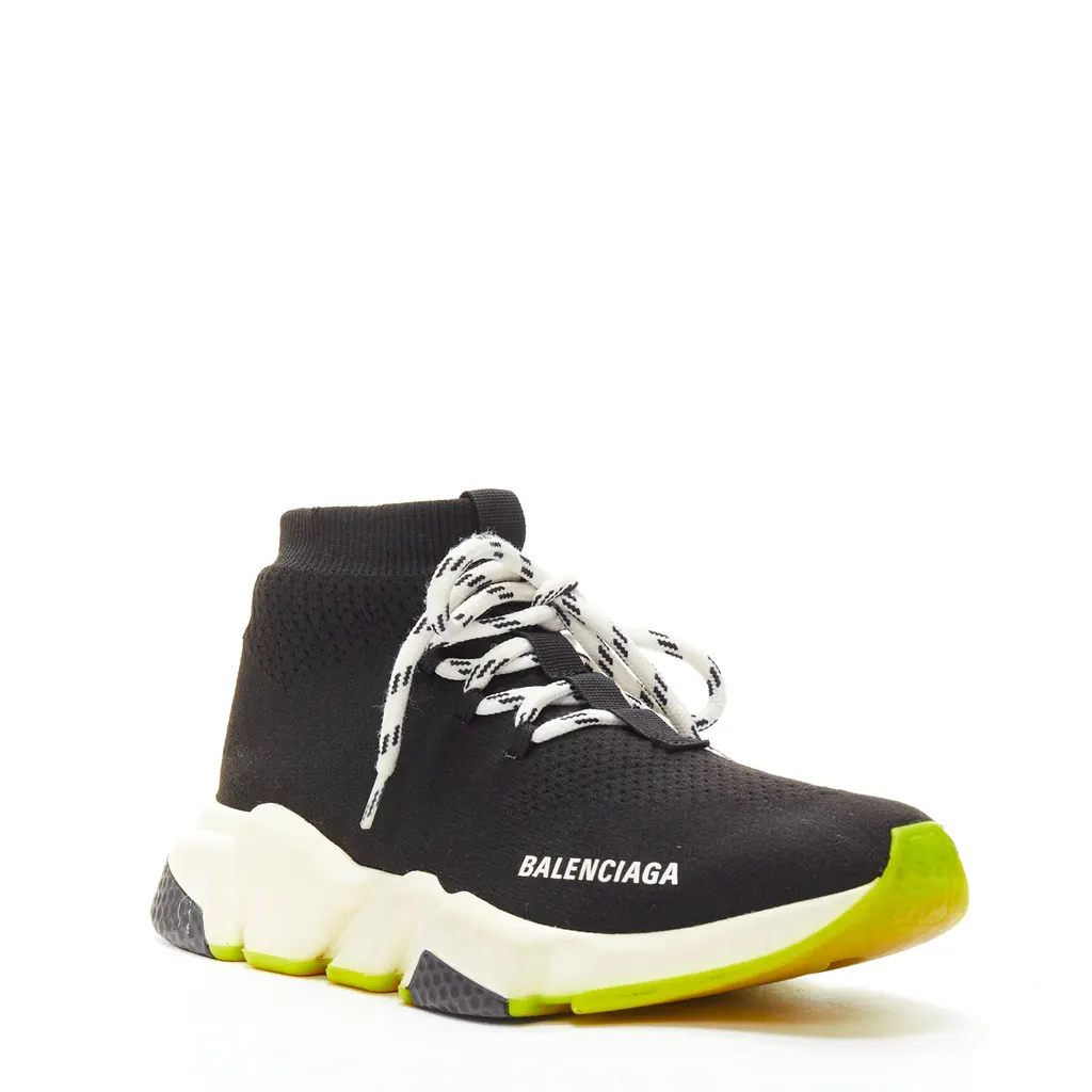 Balenciaga Speed Black Good - Back View