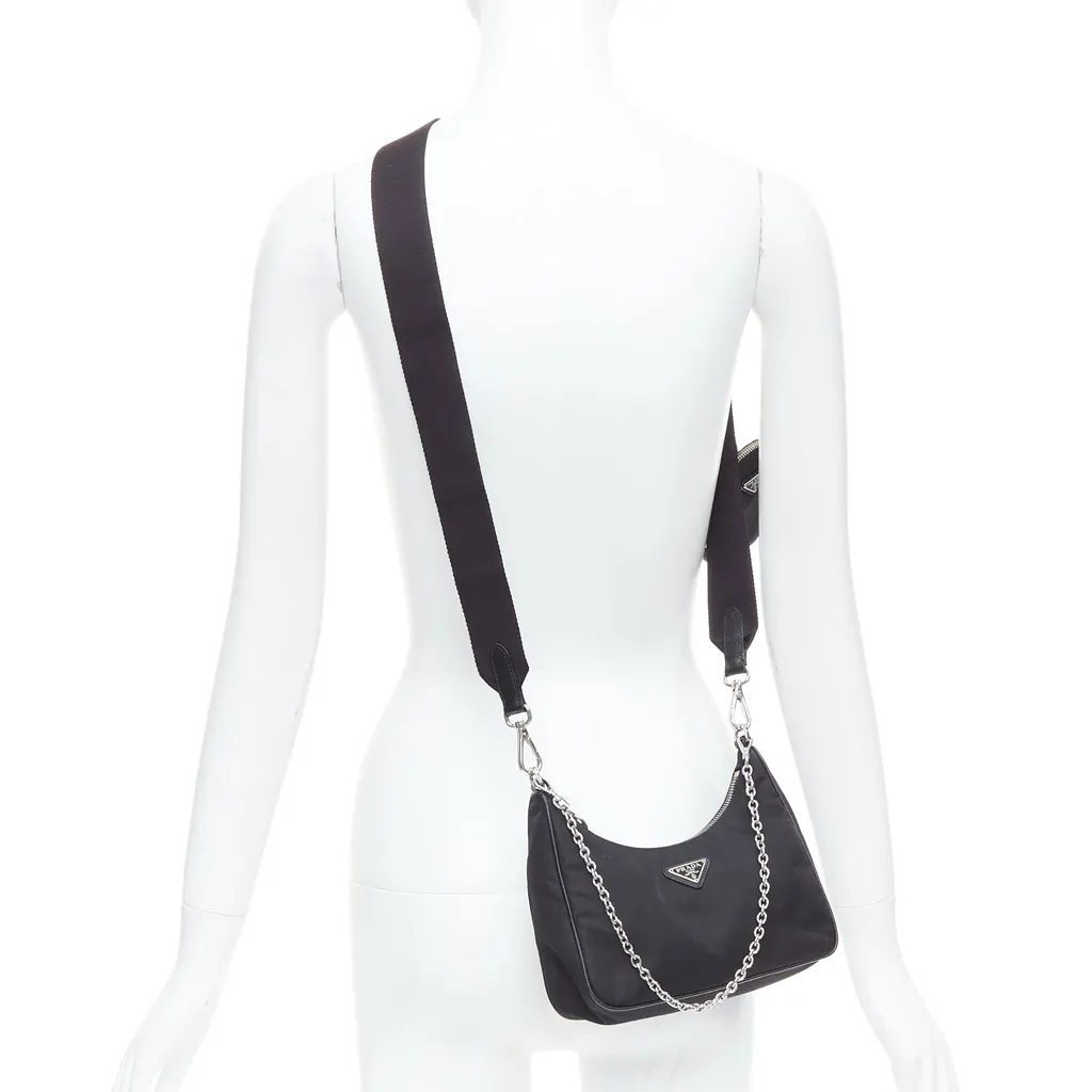 Prada Re-Edition 2005 Re-Nylon Black Polyamide Very good - Back View