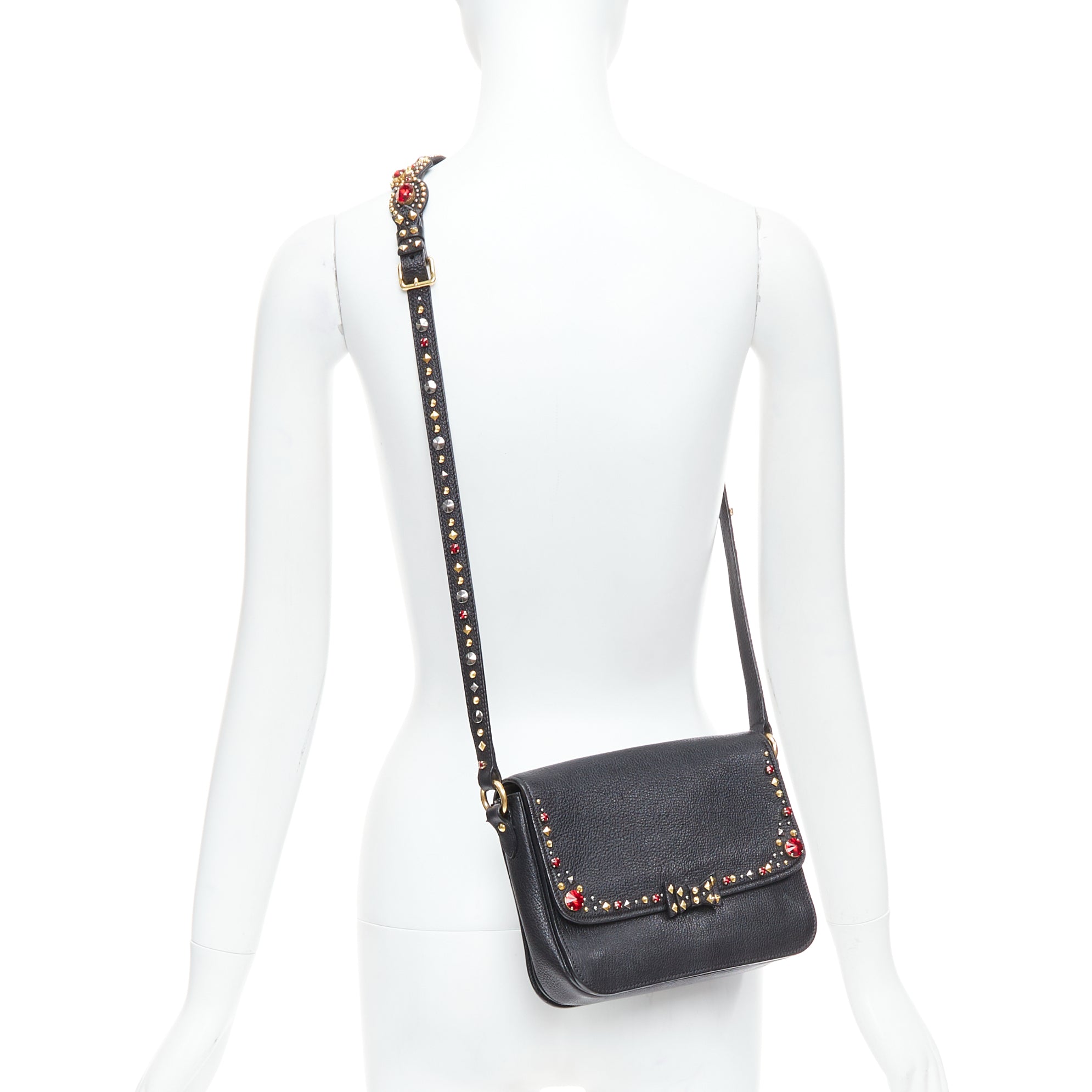 Miu Miu Stripe Canvas Cross body - Back view
