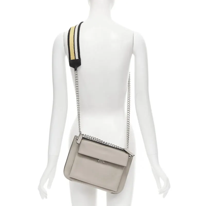 Marni Shearling Soft Tote Beige Leather Very good - Back View