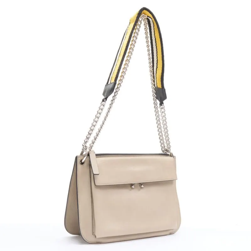 Marni Shearling Soft Tote Beige Leather Very good - Inside View