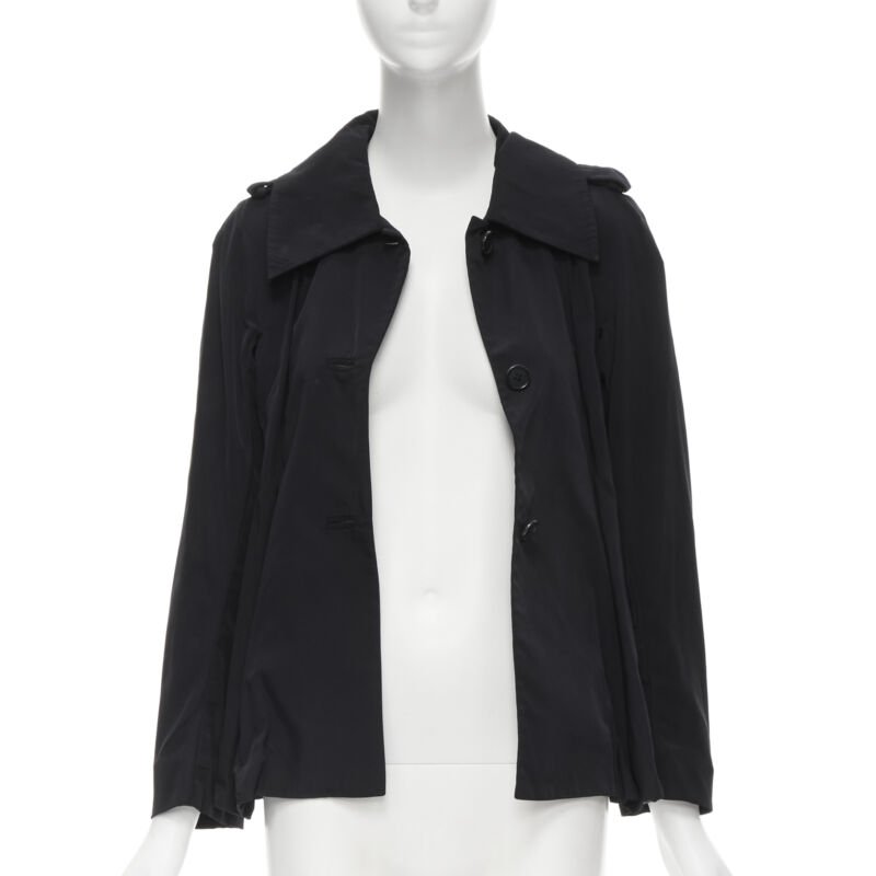 Marni Black Polyester Short Trench - Image 6