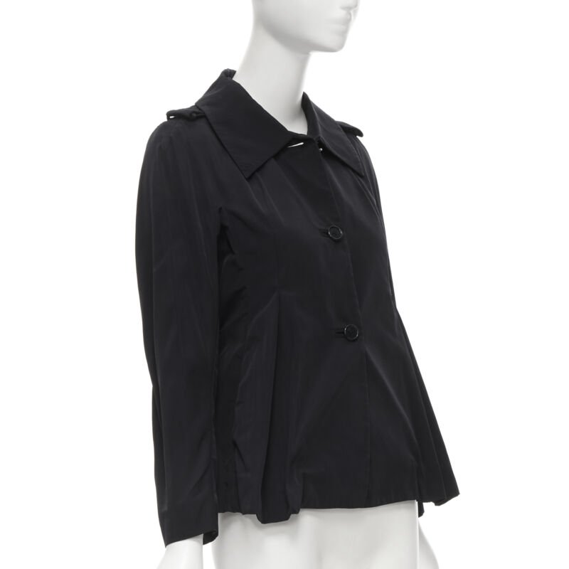 Marni Black Polyester Short Trench - 4