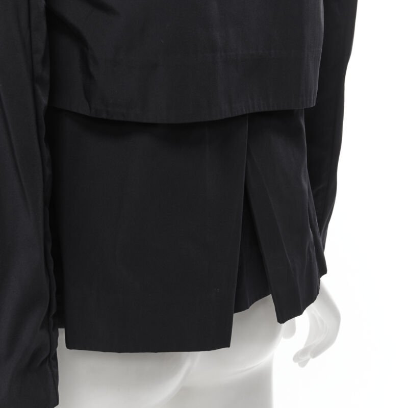 Marni Black Polyester Short Trench - Image 11