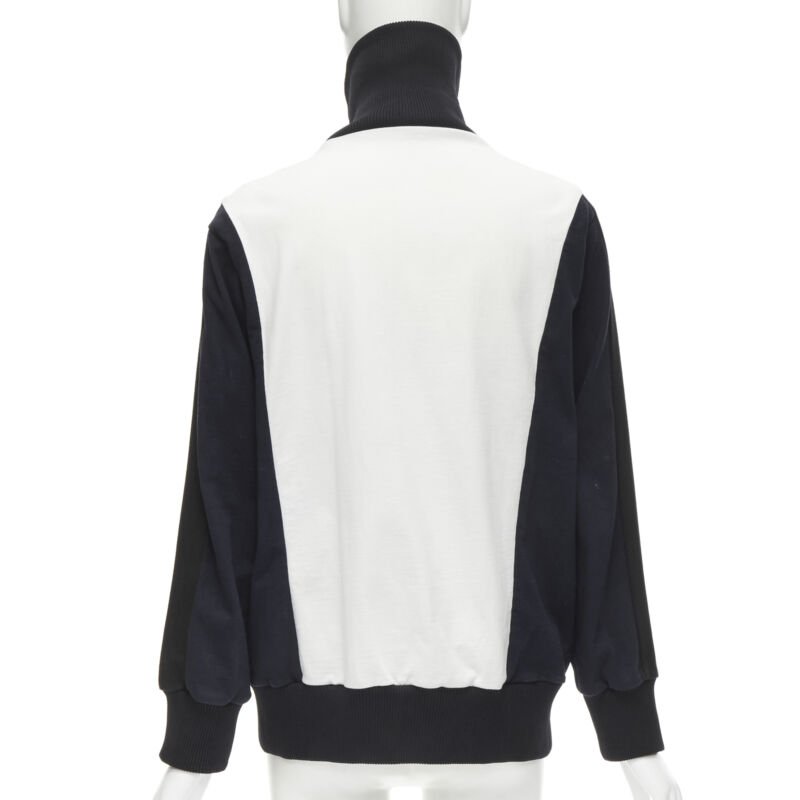 Marni Navy White Patchwork Jacket - Detail 1