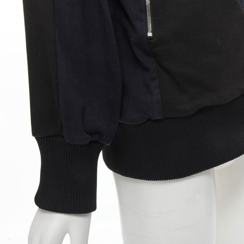 Marni Navy White Patchwork Jacket - Image 11