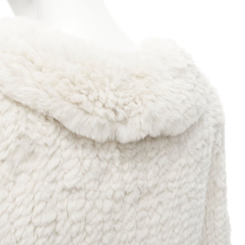 Matthew Williamson Beige Fur Ruffle Jacket - Detail 2