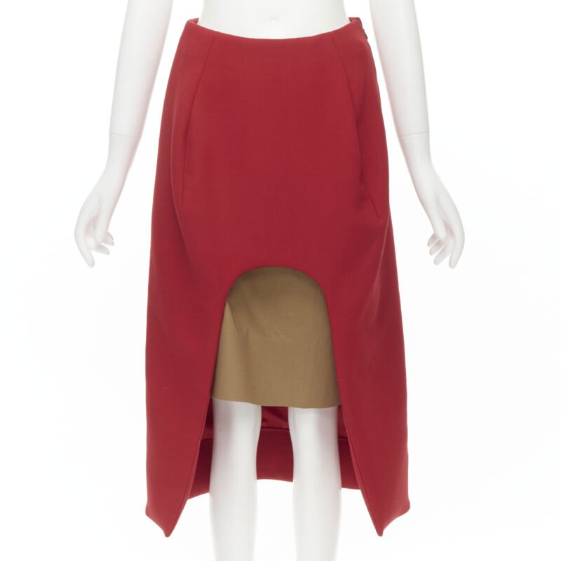 Marni Curved Hem Skirt