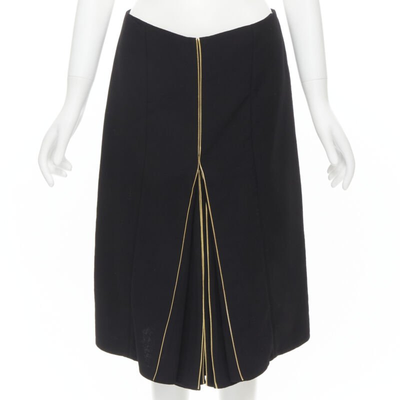 Marni Gold Piping Skirt