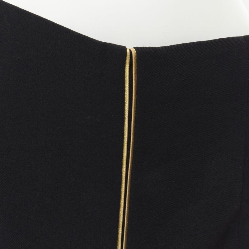 Marni Gold Piping Skirt - Detail 2