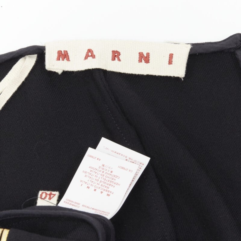 Marni Gold Piping Skirt - Image 13