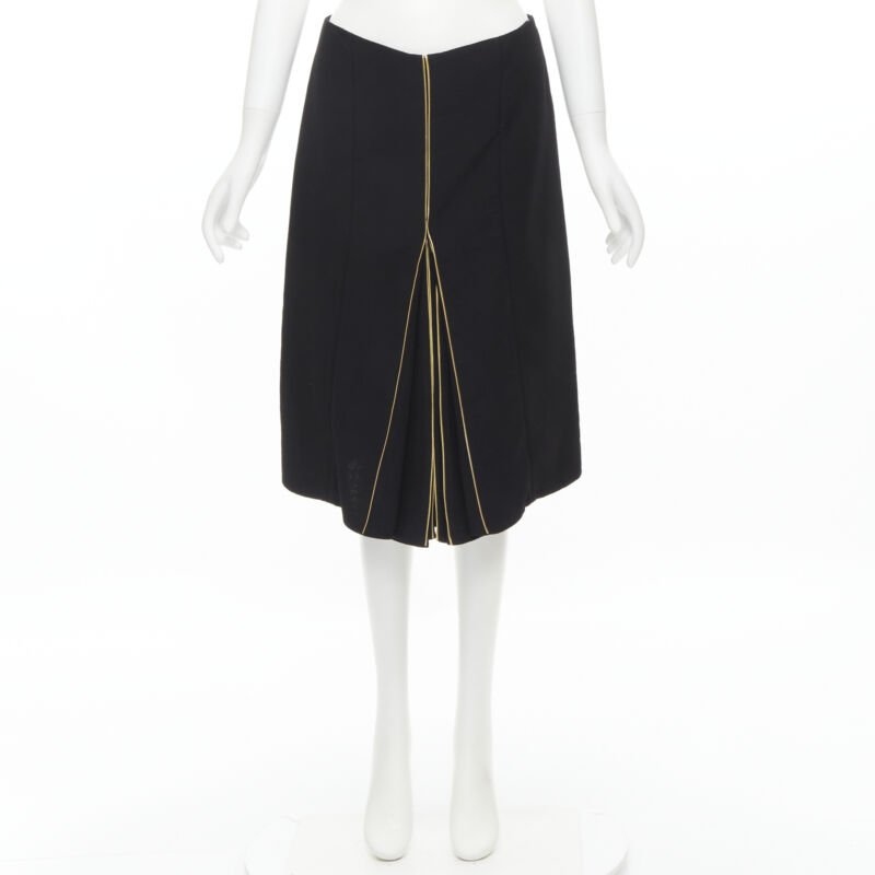 Marni Gold Piping Skirt - Image 14