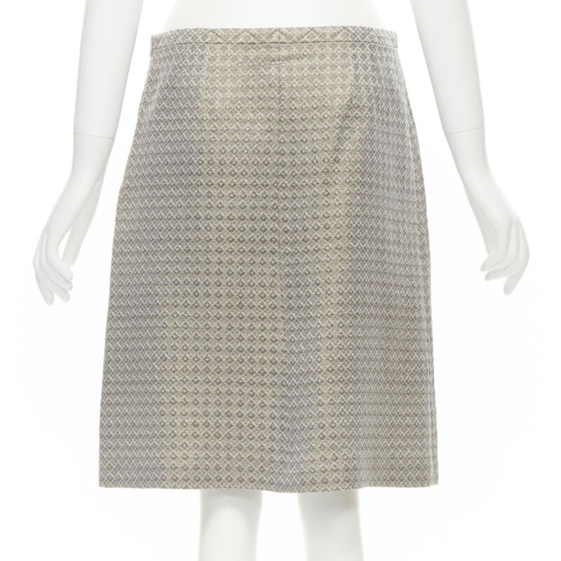 Dries Van Noten Jacquard Belted Skirt - Side view