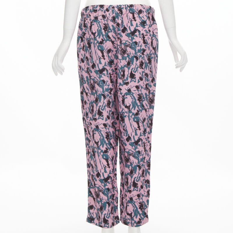 Marni Floral Jacquard Pants - Side view
