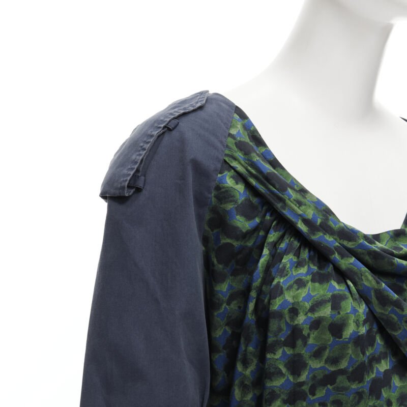 Dries Van Noten Draped Silk Dress - Image 6