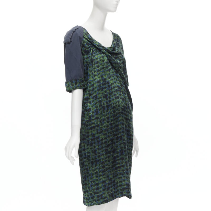 Dries Van Noten Draped Silk Dress - 4
