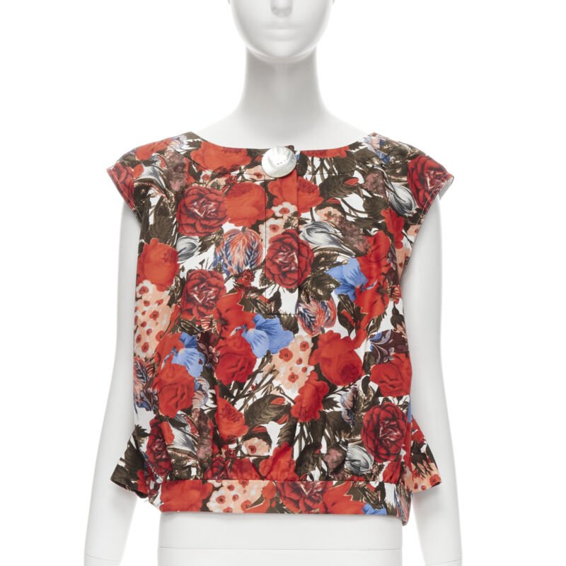 Marni Floral Bubble Vest