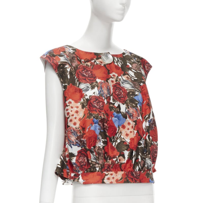 Marni Floral Bubble Vest - Image 6
