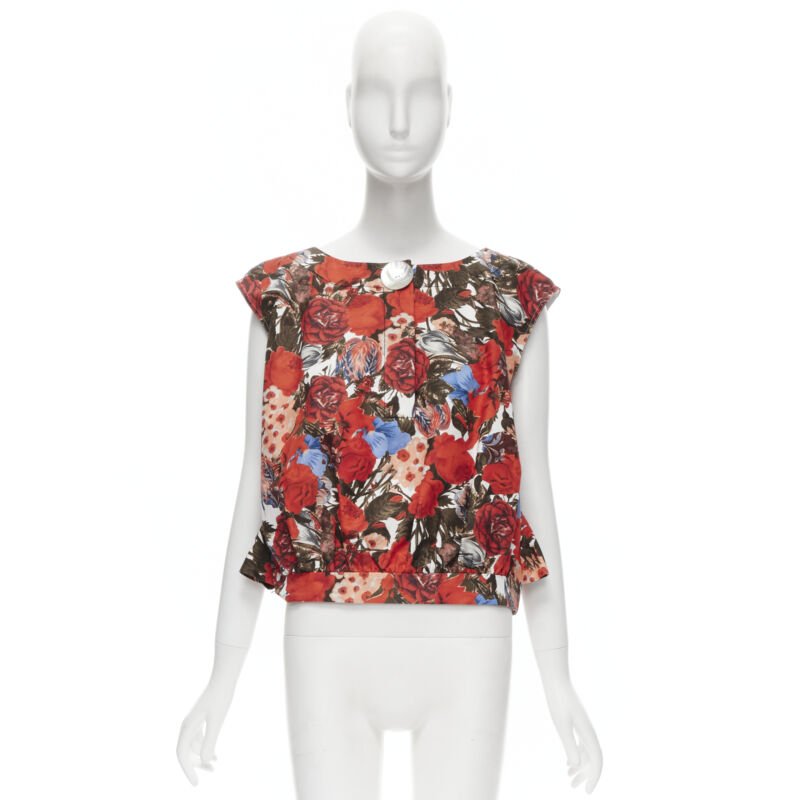 Marni Floral Bubble Vest - Image 14