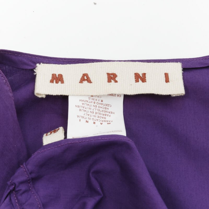 Marni Drawstring Peplum Top - Image 14