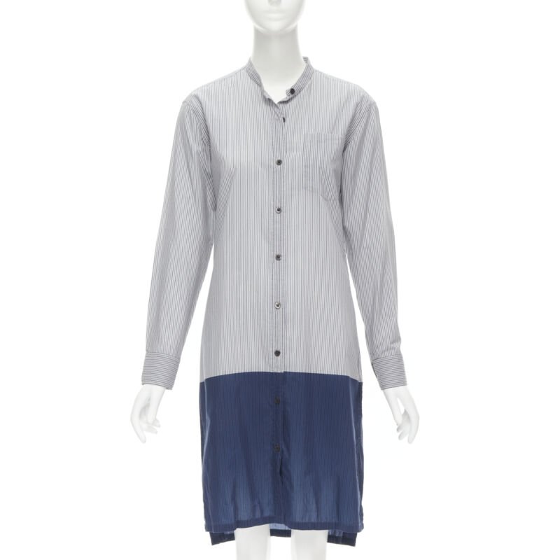 Dries Van Noten Pinstripe Shirt Dress