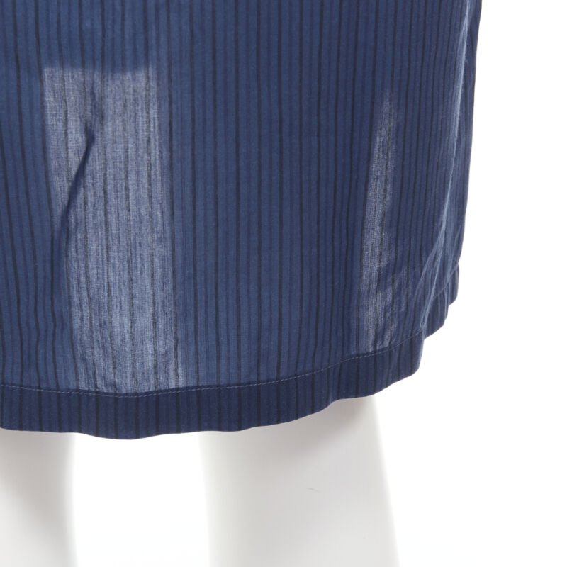 Dries Van Noten Pinstripe Shirt Dress - Image 11
