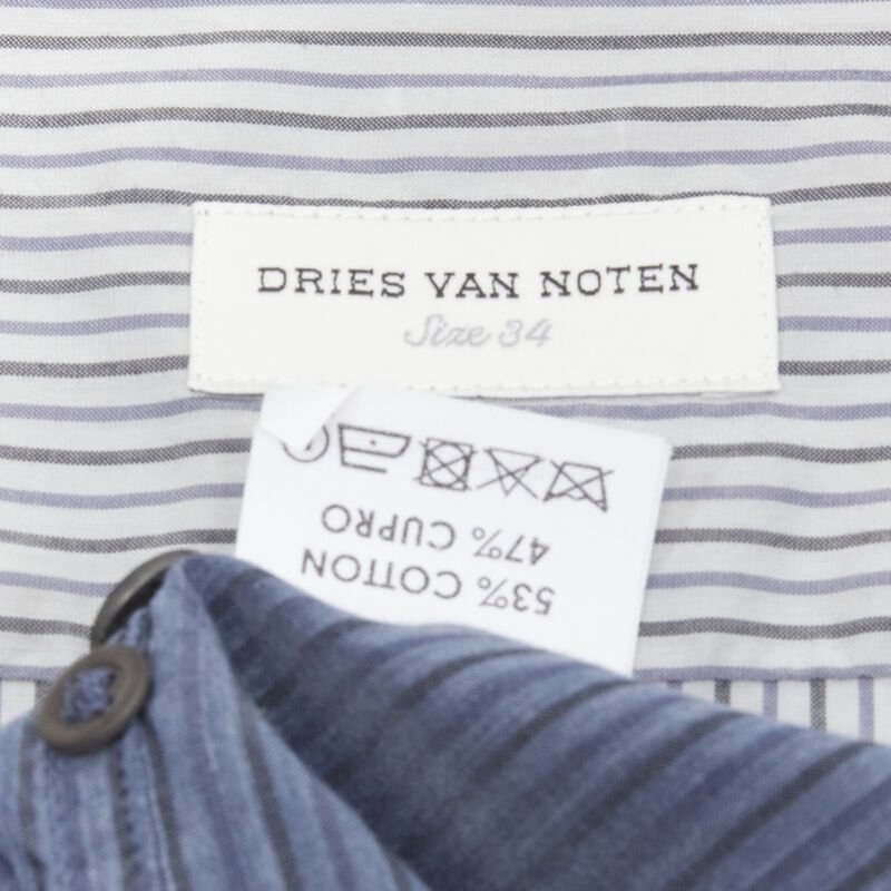 Dries Van Noten Pinstripe Shirt Dress - Image 13