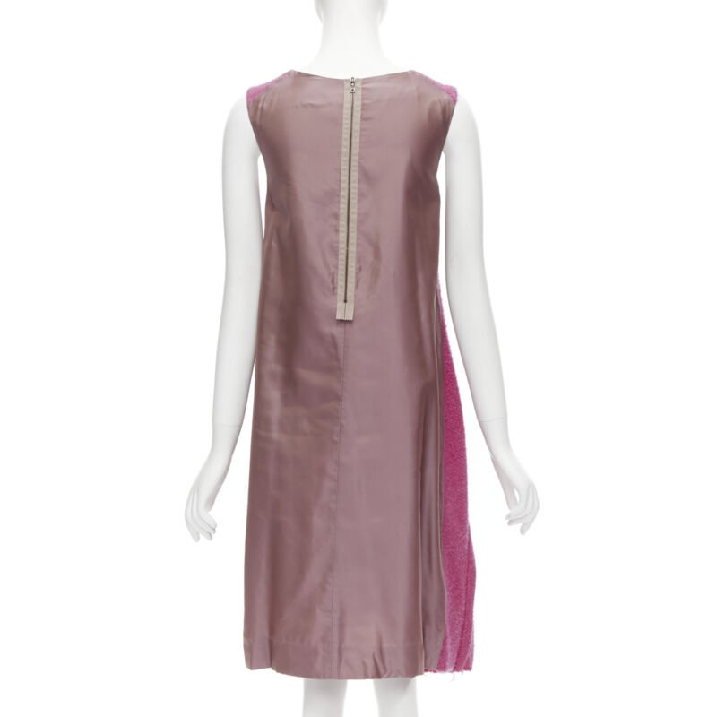 Marni Tweed Pleat Dress - Side view