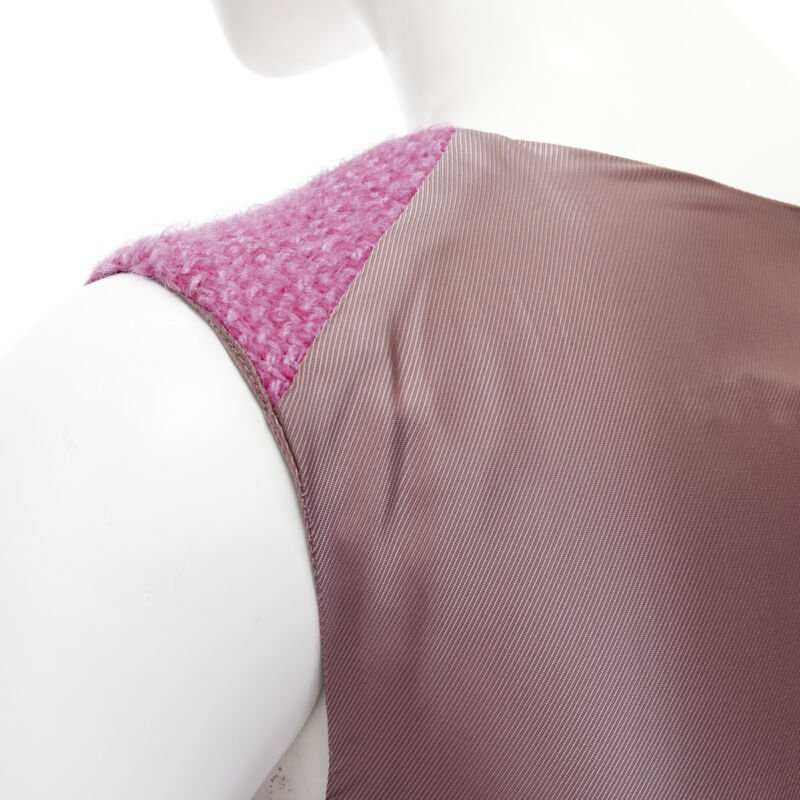 Marni Tweed Pleat Dress - Image 10