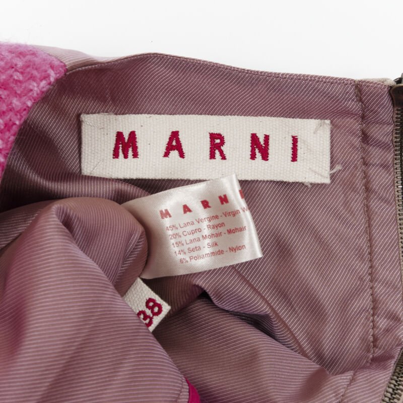 Marni Tweed Pleat Dress - Image 13