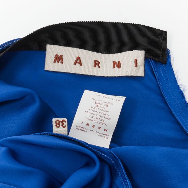 Marni Frayed Hem Dress - Image 13