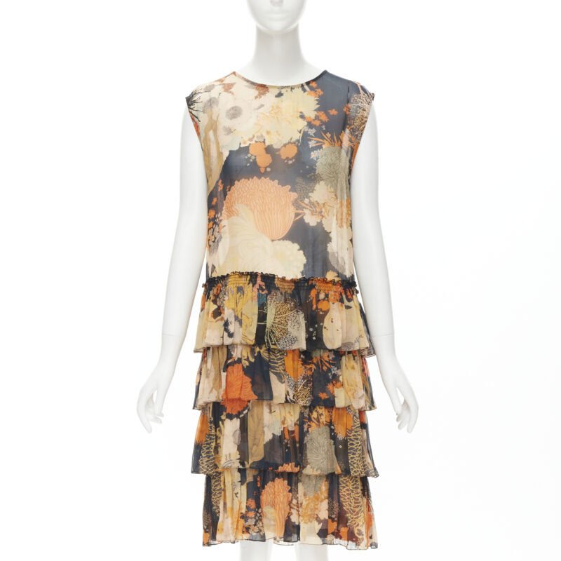 Dries Van Noten Japonaise Floral Dress