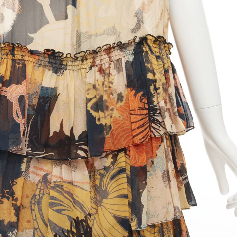 Dries Van Noten Japonaise Floral Dress - Back view