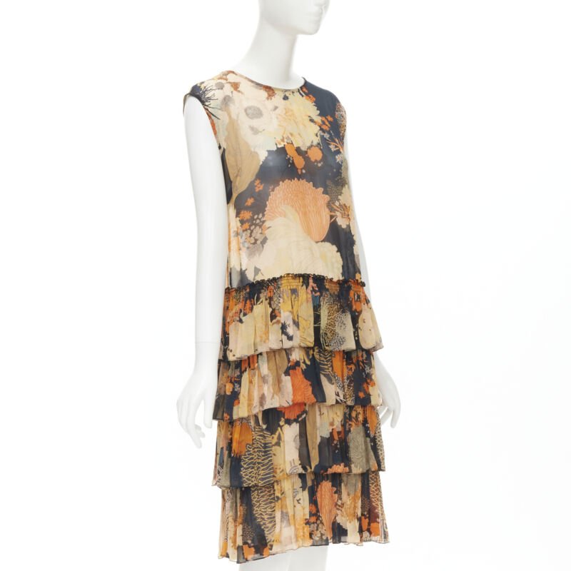 Dries Van Noten Japonaise Floral Dress - Image 6