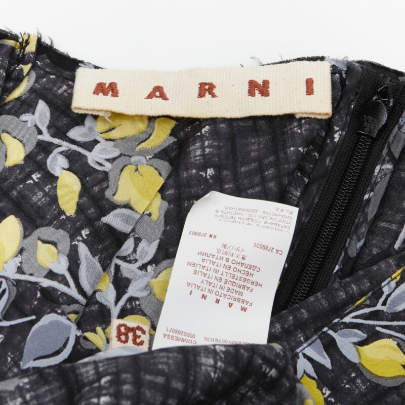 Marni Geometric Silk Dress - Image 13