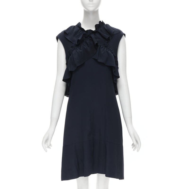 Marni Cross Ruffle Dress