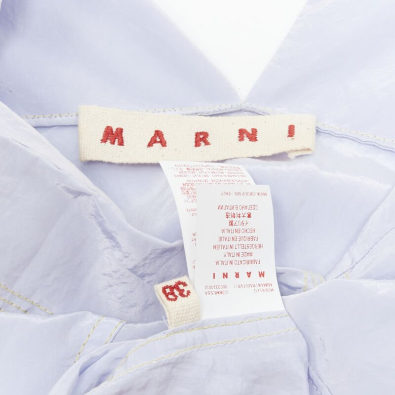 Marni Crinkled Boxy Dress - Image 13