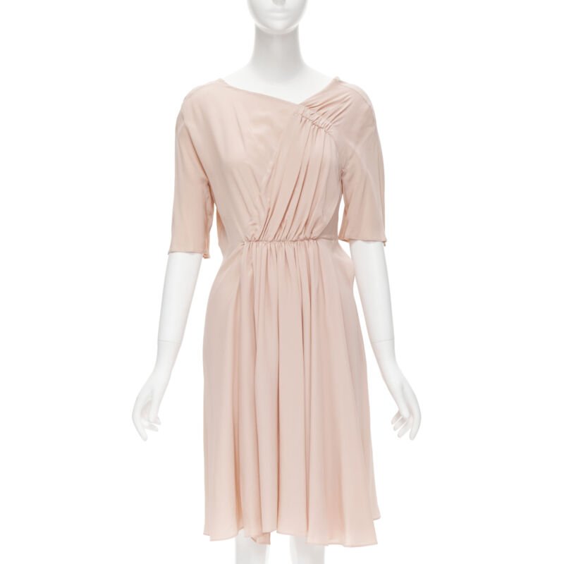Marni Draped Silk Dress