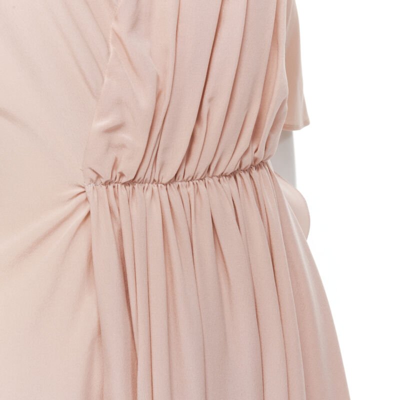 Marni Draped Silk Dress - Back view