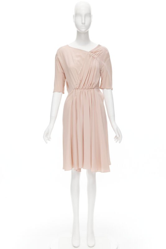 Marni Draped Silk Dress - Image 14